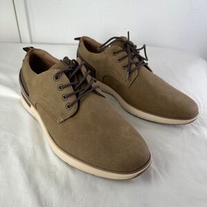 Hawker Rye Artefact Rabrovac Perforated Derby Brown Shoes Men’s 11 Wide NWOB